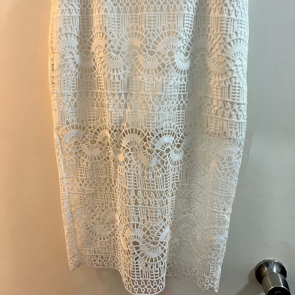 Size 10 Bardot White Long Skirt - Picture 2 of 4
